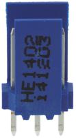 281695-3 TE Connectivity AMPMODU HE14 Series Straight Through Hole PCB Header, 3 Contact(s), 2.54 mm Pitch, 1 Row, Shrouded