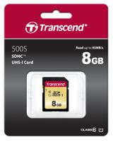 ts8gsdc500s Transcend 8 GB SDXC SD Card, Class 10, UHS-I U1, UHS-I U3, V30
