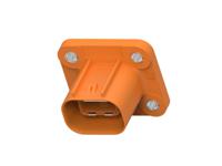 1-2103124-1 Deutsch, HVA Series Connector Housing Plug Orange Panel Mount 2 Way, Wire Termination