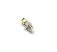 246-9510 RS PRO Straight 50Ω Coaxial Adapter FME Socket to SMA Plug 900MHz