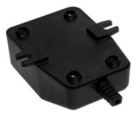 192-0801 RS PRO Black ABS Enclosure, IP20, IK03, 84.8 x 60.8 x 32mm