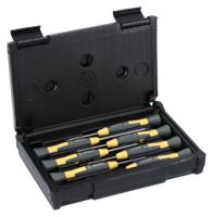 801-7esd Lindstrom Phillips; Slotted Precision Screwdriver Set, 7-Piece, ESD-Safe