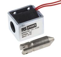 177-0122 RS PRO Linear Solenoid, 12 V dc, 35.5 x 25.4 x 31.8 mm