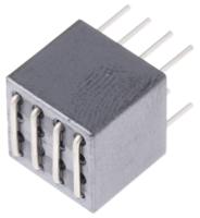 742730023 Wurth Elektronik Ferrite Bead (Multi Line), 11 x 11.2 x 11.2mm (Radial), 292Ω impedance at 25 MHz, 334Ω impedance at