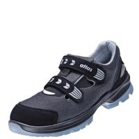91700-40 Atlas Safety Shoes FLASH 1600 Unisex Black, Grey Aluminium Toe Capped Safety Shoes, UK 8, EU 40
