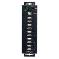 usb210aind-usb-a-hub StarTech.com 10 Port USB 2.0 USB A USB 2.0 Hub, Terminal Connector Powered, 19.8 x 3.1 x 5.6cm