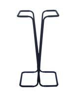 ss800 Viso SS800 130L Black Steel Bin Bag Holder