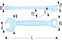 44019sls Facom 440 Series Combination Spanner, 19mm, Metric, Double Ended, 216 mm Overall