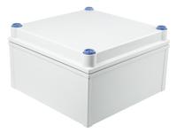 cab-pcq-303017-g-cabinet Fibox CAB PCQ Series Polycarbonate Wall Box, IP66, IP67, 170 mm x 300 mm x 300mm