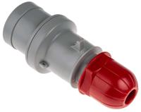 2131636 Scame IP44 Red Cable Mount 3P + E Industrial Power Plug, Rated At 16A, 415 V