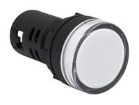 763-7924 RS PRO, Panel Mount White LED Pilot Light, 22mm Cutout, IP65, Round, 110V ac