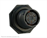 uts7106s Souriau Sunbank by Eaton Circular Connector, 6 Contacts, Panel, Standard Connector, Plug, Female, IP68, IP69K, UTS