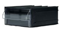 280-6433 RS PRO 1 Drawer Unit, Polystyrene, 112mm x 56mm x 133mm, Black, Transparent
