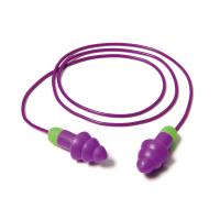 m20-6401 Moldex Rockets Cord Series Purple Reusable Corded Ear Plugs, 29dB Rated, 50 Pairs