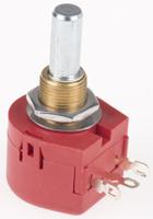 tw1100ka TE Connectivity TW 10Ω Rotary Potentiometer 1-Gang Panel Mount, TW1100KA