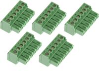 1803617 Phoenix Contact, 3.81mm Pitch, MC 1.5/ 6-ST-3.81, 6 Way, , Pluggable Terminal Block, Plug, Cable Mount, Screw