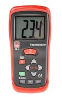 123-1940 RS PRO RS41 Wired Digital Thermometer, K Probe, 1 Input(s), +1300 °C, +2000 °F, +2000 K Max, ±0.5% + 1 °C, ±0.5% + 2