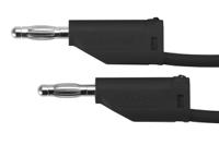 mfk-15-1-50-sw Schutzinger Test lead, 16A, 33 V ac, 70V dc, Black, 500mm Lead Length