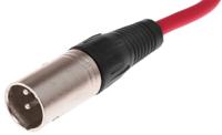 742-4535 RS PRO Female 3 Pin XLR to Male 3 Pin XLR  Cable, Red, 20m