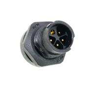 ag-05pmjs-qc800p Amphenol Industrial Circular Connector, 5 Contacts, Panel, Miniature Connector, Plug, Male, IP68, X-LOK Series