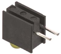 551-1207f Dialight 551-1207F, Yellow Right Angle PCB LED Indicator, Through Hole 1.8 V