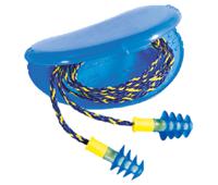 1011282 Honeywell Safety Blue, Yellow Reusable Corded Ear Plugs, 28dB Rated, 50 Pairs