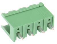 282825-4 TE Connectivity, 5.08mm Pitch, Buchanan, 4 Way, , Pluggable Terminal Block, Header, Through Hole, Solder Termination,