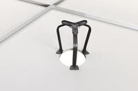 148-00120-spotclip-kit-240-pa66hs-bk HellermannTyton Lighting Cover for use with Unrolled wool insulation and large downlights,247mm Length, Snap-Fit Fixing