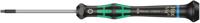 05118078001 Wera Hexagon Precision Screwdriver, 5/64 in Tip, 60 mm Blade, 157 mm Overall