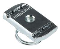 p-4006-m6 Unistrut Channel Nut, M6, Nut Base Dimensions 21 x 41mm, Steel, 0.03kg