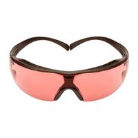 sf422xsgaf-blk 3M SecureFit Anti-Mist Safety Glasses, Red PC Lens