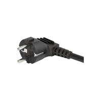 60512154 Schurter Straight IEC C13 Socket to Right Angle CEE 7/7 Plug Power Cord, 5m