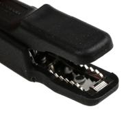 932146100 Hirschmann Test & Measurement Crocodile Clip 4 mm Connection, Brass Contact, 25A, Black