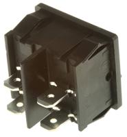18021123 Marquardt DPST, On-Off Rocker Switch Panel Mount
