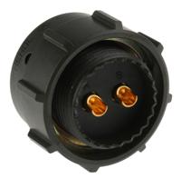 62gb-56tg14-02pn044 Amphenol Limited, 62GB 2 Way Cable Mount MIL Spec Circular Connector PlugOlive, Pin Contacts,Shell Size 14, Bayonet