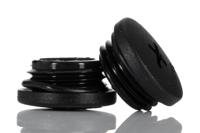 hpm16-bk080 Alpha Wire Blanking Plug, M16, Plastic, 20mm Diameter, Threaded