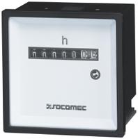 192q3100 Socomec Counter, 6 Digit Mechanical, 50Hz, 230 V ac