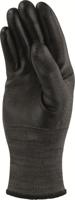 vecutd05no10 Delta Plus VENICUTD Black Polyurethane Polyurethane Work Gloves, Size 10, Polyurethane Coating