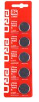 866-0669 RS PRO CR2016 Button Batteries, 3V, 20mm Diameter, 5 Pack