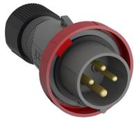 2cma101103r1000-332ep6w Amphenol Industrial, Easy & Safe IP67 Red Cable Mount 3P + E Industrial Power Plug, Rated At 32A, 415 V