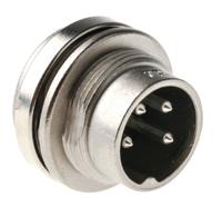 c091-31w004-1002 Amphenol C 091 D Series, 4 Pole Din Plug Plug, 5A, 300 V ac/dc IP67