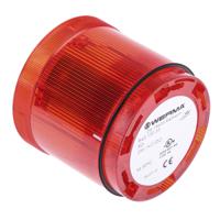 84310055 Werma 843 Series Red Steady Effect Beacon Unit, 24 V dc, LED Bulb, AC, DC, IP54