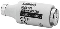 5sd8025 Siemens 25A Diazed Fuse, gG, 690/600V ac/dc