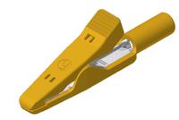 930319103 Hirschmann Test & Measurement Alligator Clip 2 mm Connection, Stainless Steel Contact, 6A, Yellow