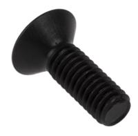 281-439 RS PRO Black, Self-Colour Steel Hex Socket Countersunk Screw, DIN 7991, M4 x 12mm