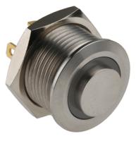 175-9468 RS PRO Illuminated Push Button Switch, Momentary, Panel Mount, 16mm Cutout, SPST, Yellow LED, 36V dc, IP67