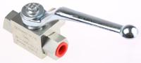 243-1793 RS PRO Steel Hydraulic Ball Valve G 1/4
