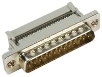 09663287700 HARTING D-Sub 25 Way Cable Mount D-sub Connector Plug, 2.77mm Pitch