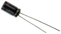 eeuhd1e101 Panasonic 100μF Aluminium Electrolytic Capacitor 25V dc, Radial, Through Hole - EEUHD1E101