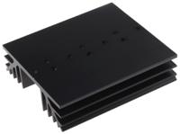 234-2514 RS PRO Heatsink, Universal Rectangular Alu, 1.5K/W, 100 x 88 x 25mm, Screw Mount